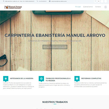 trabajo carpintería Manuel Arroyo